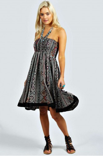 SALE - Leonore Aztec suknelė